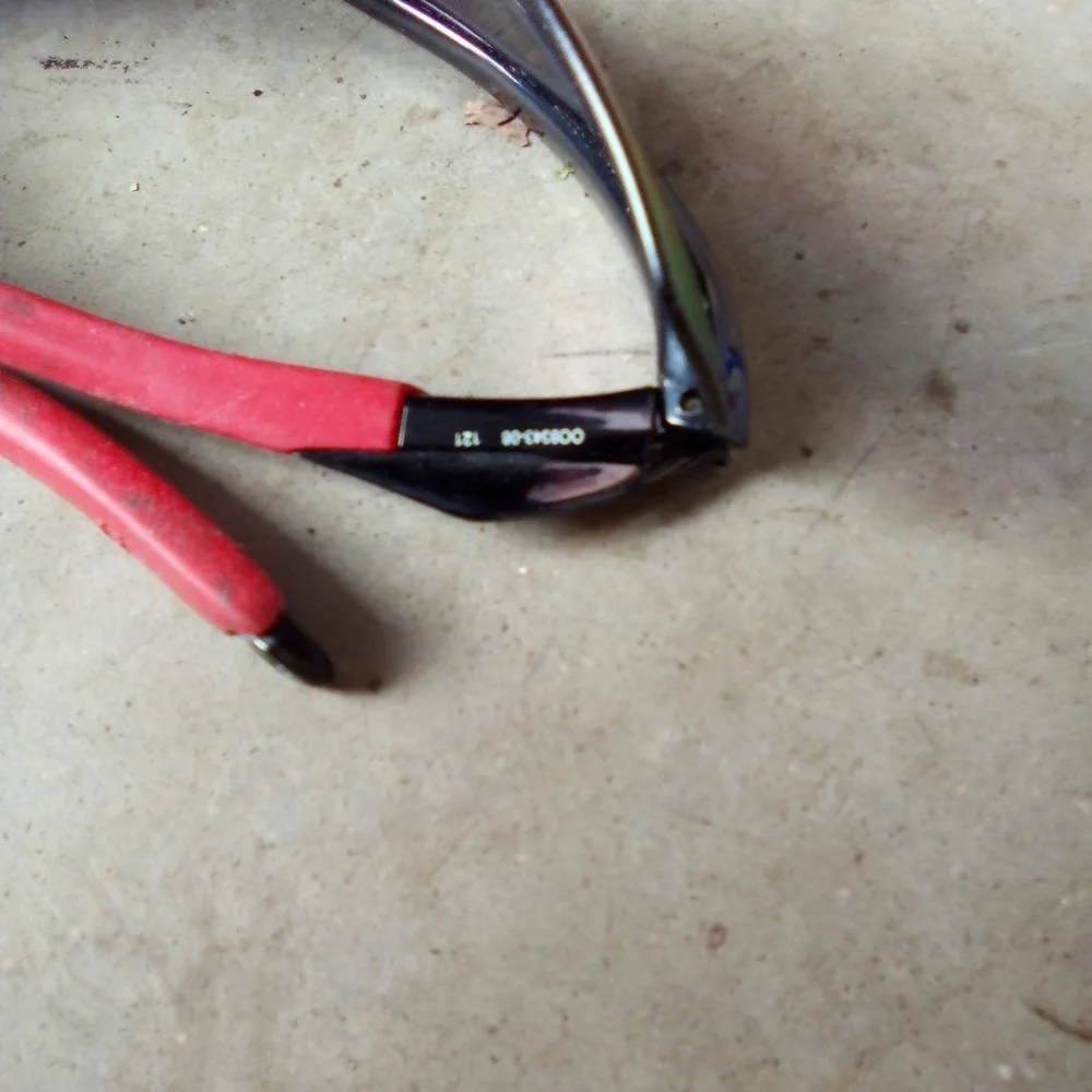 Sporty Red and Black Sunglasses
